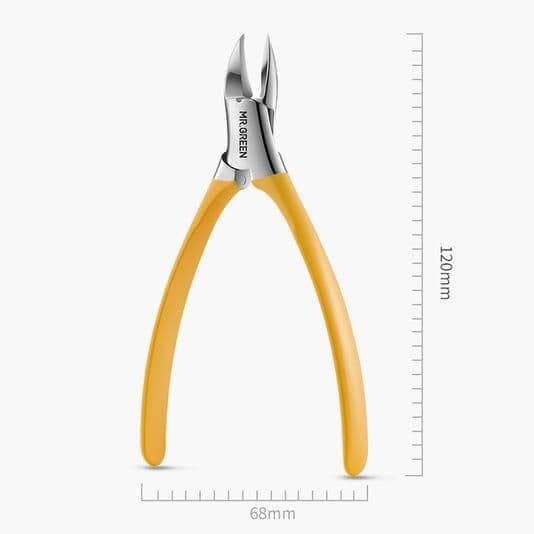 High-precision cuticle nipper for professional grooming, featuring ergonomic design and sharp blades for manicure and pedicure care.