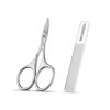 High-quality manicure scissors and nail file from Monalisa Store, perfect for precision eye care and beauty routines, featuring sleek design and durability.