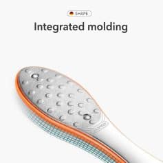 High-quality orthotic shoe insole with integrated molding for optimal comfort and support. Designed for corrective foot health and enhanced footwear performance.