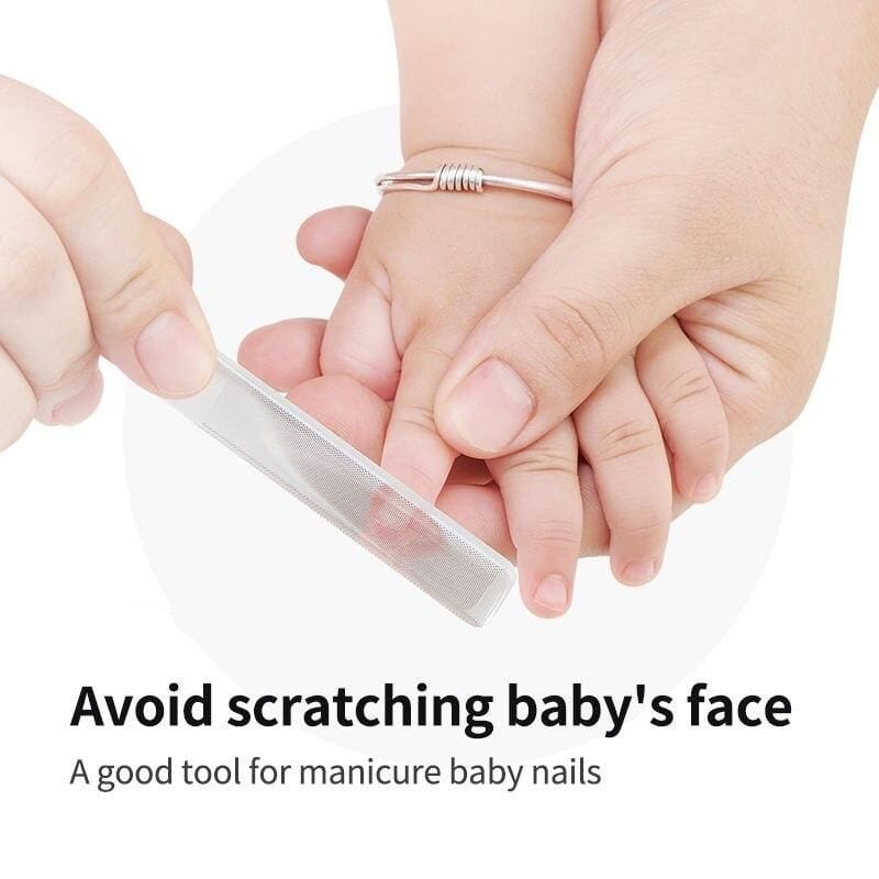 Baby nail file for safe, gentle grooming.