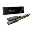 Stylish, professional hair straightener for sleek, shiny hair. Ideal for hairstyling and hair smoothing. Perfect for salon and home use, featuring digital temperature control and ceramic plates.