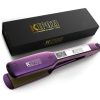 Professional Kipozi hair straightener with digital temperature control and ceramic plates. Perfect for salon or home use, offers smooth styling and healthy hair results.