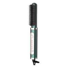 Electric hot air brush for hair styling with temperature control and adjustable settings. Perfect for smooth, straight, or voluminous hair at Mona Lisa Store.