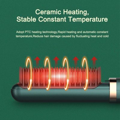 Advanced ceramic heating technology for stable, constant temperature and hair protection. Perfect for smooth, healthy hair with minimal damage.