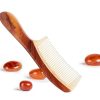 Ultra-soft wooden hairbrush with boar bristles for gentle scalp massage and detangling. Perfect for salon and personal use, promotes healthy hair growth, suitable for all hair types.