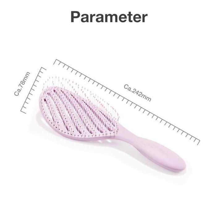 High-quality pink hairbrush designed for gentle scalp care and detangling. Perfect for everyday use to keep hair smooth, shiny, and healthy.