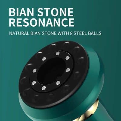 High-quality Bian Stone therapy device with 8 steel balls for natural healing. Ideal for holistic health and wellness routines.