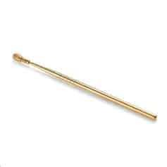 Gold medical eye instrument for accurate optometry exams and eyewear adjustments. Essential optometry tool for professional eye care and eyeglass fitting.