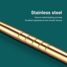 High-quality stainless steel dental whitening wand with vacuum electroplating for a smooth finish and excellent appearance. Perfect for professional dental aesthetics and cosmetic treatments.