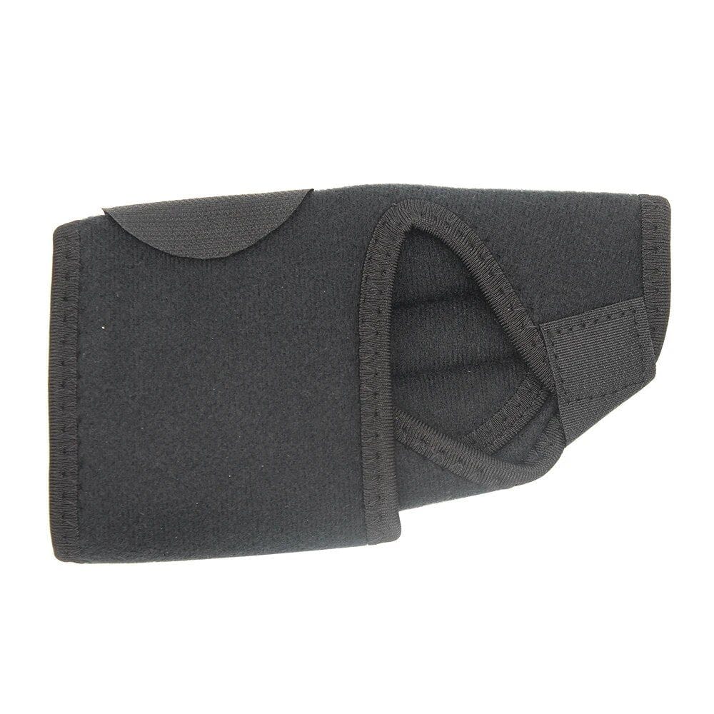 High-quality black wrist support brace for injury prevention and rehabilitation, ideal for sports and daily use, providing stability and comfort.