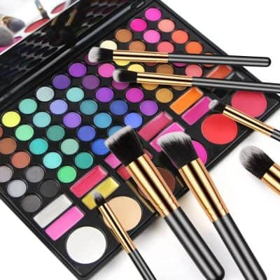 Vibrant eyeshadows and blushes from Monalisa Store perfect for creating stunning eye and face looks. Includes brushes for precise application, variety of shades for all skin tones.