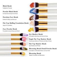 High-quality makeup brushes for flawless application and professional-quality beauty tools, perfect for foundation, blush, eyeshadow, and concealer.