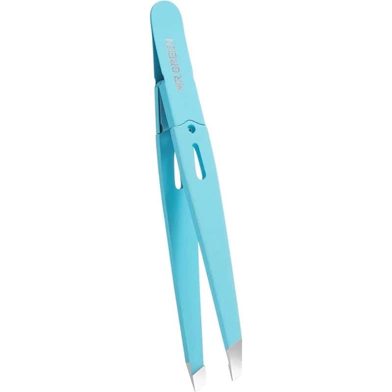 High-quality blue tweezers for accurate eyelash extension application. Perfect for professional eye and beauty aesthetic work.
