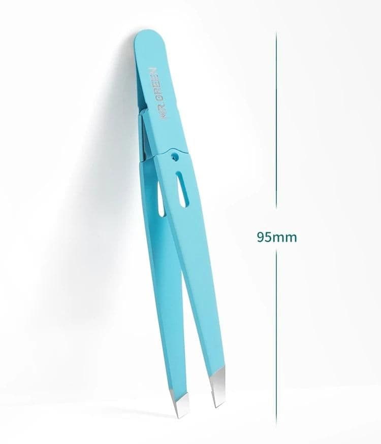 Blue precision tweezers for accurate medical and laboratory tasks, 95mm long. Perfect for delicate procedures and professional applications.