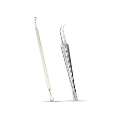 High-precision tweezers for eyelash extensions, perfect for lash artists and beauty professionals. Durable, stainless steel design ensures accuracy and longevity for professional use.