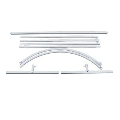 White optic store display rack for eyeglasses and sunglasses presentation, ideal for optical shops, optometrists, and eyewear retail stores.