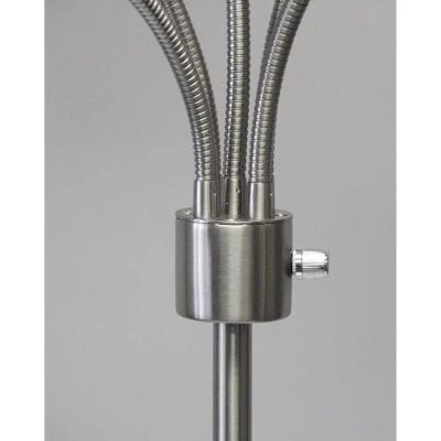Versatile stainless steel medical device with multiple flexible conduits and adjustable knobs, ideal for advanced hospital and clinic use. Perfect for ensuring precise medical procedures.