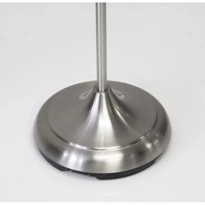 Durable stainless steel base for medical equipment, providing stability and corrosion resistance for optimal medical clinic use.