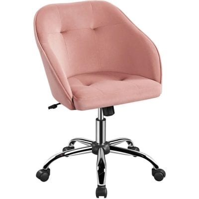 Pink ergonomic office chair for stylish workspace, adjustable height, and comfortable support, ideal for home or corporate office, premium quality and durable design.