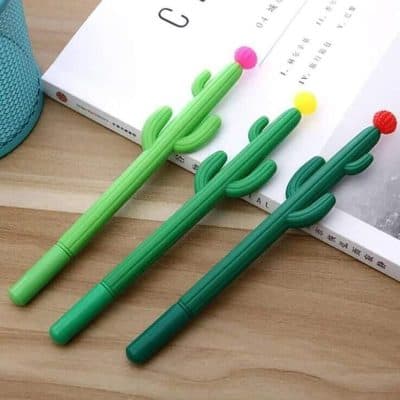 Cute cactus-shaped pens with colorful tips, perfect for stationery lovers and desk decor. Brighten up your workspace with these fun and functional writing tools from Monalisa Medical.