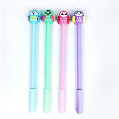 Colorful Owl Pens for Kids, Office, School, Stationery, Gift.