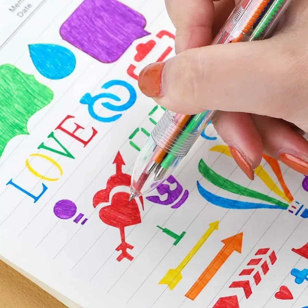 Vibrant love and heart illustrations with rainbow colors, ideal for mental health awareness and emotional expression.