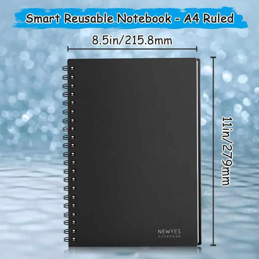High-quality reusable A4 notebook with spiral binding, perfect for students and professionals. Stylish design, durable cover, and eco-friendly materials. Ideal for note-taking, journaling, and organization.