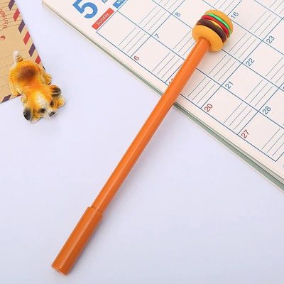 Brightly colored, fun writing pen with a rainbow design, perfect for children. Durable and easy to grip, ideal for school supplies.