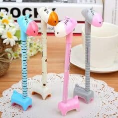 Colorful animal-shaped pens for kids, featuring cute dog and horse designs, perfect for school or office use to add fun to your writing experience.