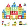Colorful magnetic building toys for children’s creative play and educational development.