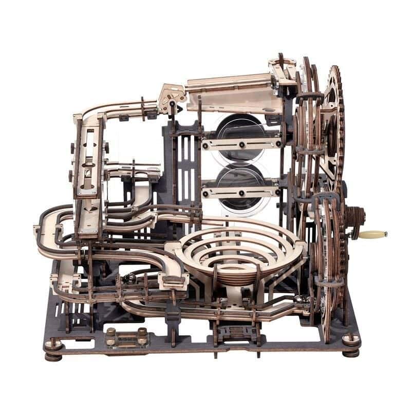 Intricate mechanical optical illusion puzzle with moving gears and parts, ideal for brain-teasing entertainment and cognitive skill development. Perfect for puzzle enthusiasts and optical illusion lovers.