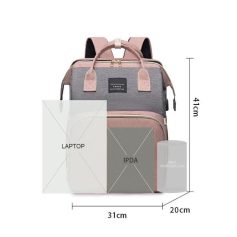 Stylish school and travel backpack with laptop compartment, spacious design, and comfortable straps, perfect for daily use and outdoor adventures.