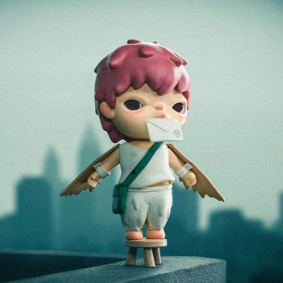 Adorable angel-themed collectible figurine from Monalisa Store, perfect for home decor, gifts, or displaying in an office or nursery space.