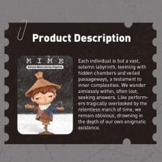 Stylish optical store display with a cute character figurine, emphasizing high-quality eyewear and accessories for vision care at Monalisa Medical.