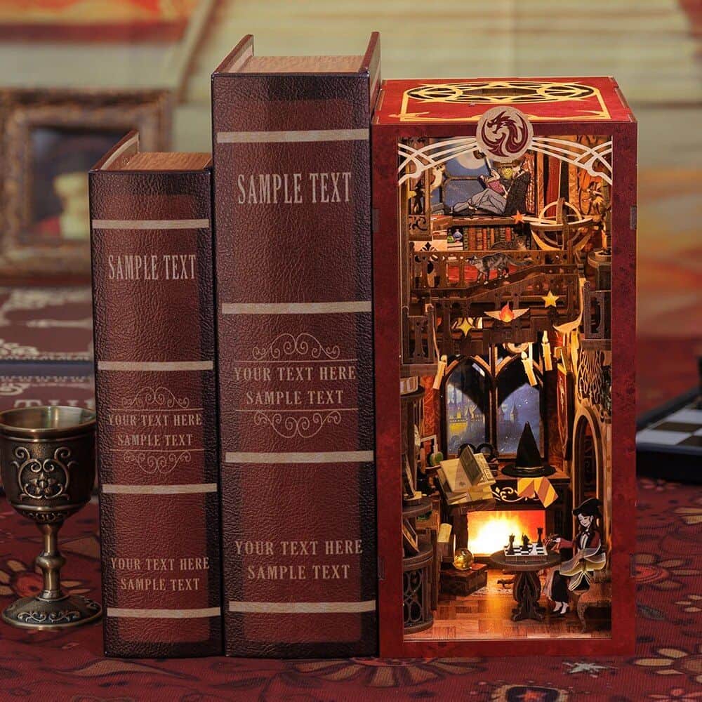 Elegant, detailed bookcase with intricate design, perfect for showcasing special editions or decorative books at Monalisa Medical Store.