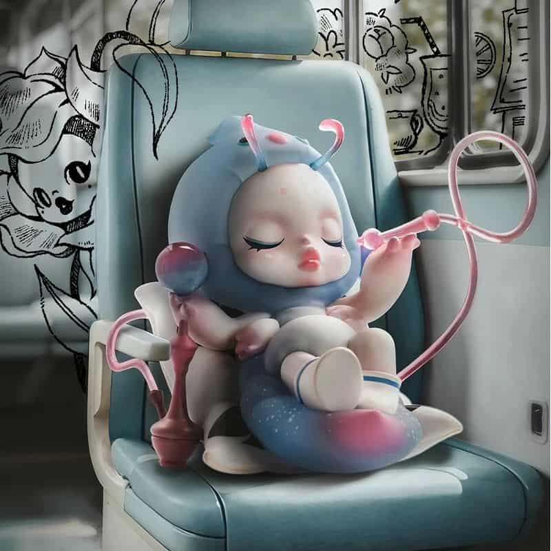 Adorable unicorn-themed baby doll, perfect for nursery decor or gift, featuring soft colors, whimsical design, and playful details for children and collectors.