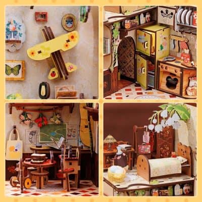 Bright, playful wooden furniture and charming decor perfect for children's rooms and play areas. Enhance your child's space with fun, colorful, and safe furniture from Monalisa Store.