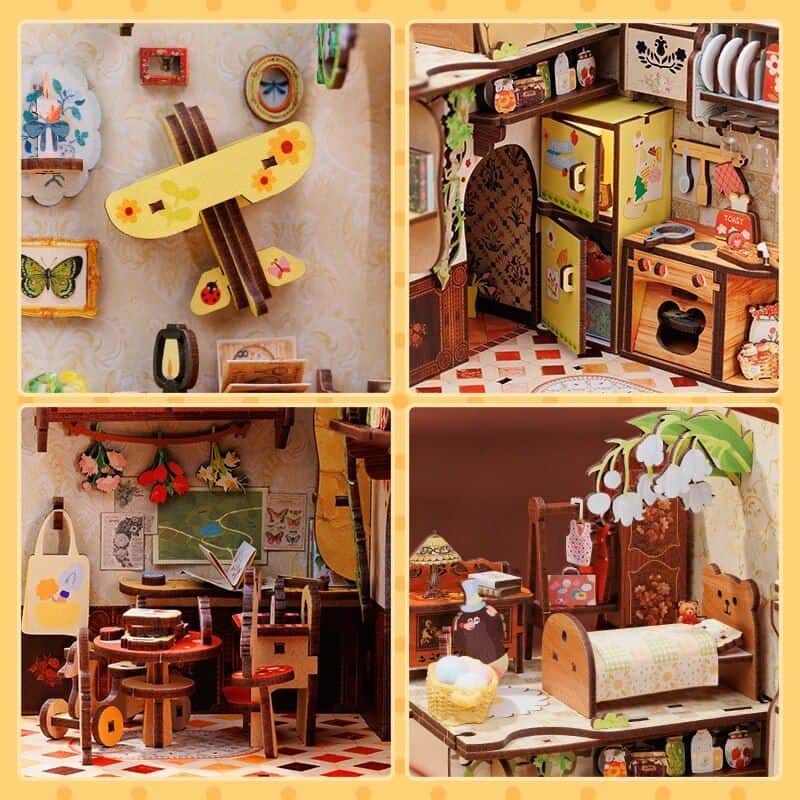 Bright, playful wooden furniture and charming decor perfect for children's rooms and play areas. Enhance your child's space with fun, colorful, and safe furniture from Monalisa Store.