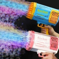 Alternative view of Kids LED Rocket Bubble Gun