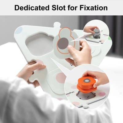 High-quality medical device with dedicated slit for precise eye fixation in ophthalmology procedures. Ensures accurate alignment and measurement during eye examinations and treatments.