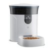 Modern automatic pet feeder for dry food, app-controlled, and voice interaction. Perfect for pet owners seeking easy, reliable feeding solutions to keep pets healthy and well-fed.