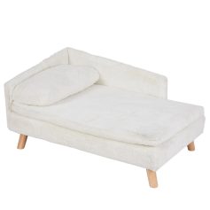 Soft, plush children's sofa with a removable pillow, ideal for playrooms or bedrooms, featuring a contemporary design and wooden legs for durable, stylish comfort.