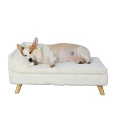 Comfortable dog bed for pets, ideal for rest and relaxation, available at Monalisa Medical Store, perfect for dogs needing a cozy spot.