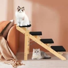 Cat staircase and scratching post for cozy home and stylish pet accessories at Monalisa Store. Perfect for cats to climb, relax, and play, bringing comfort and elegance to your feline friends.