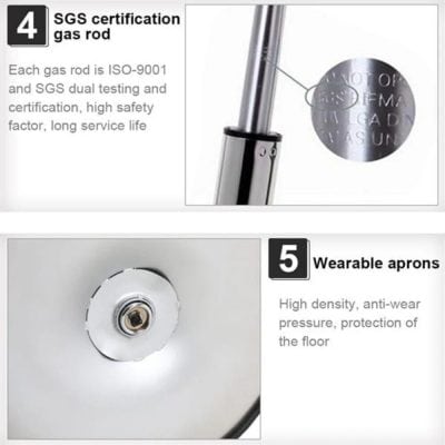 High-quality gas rod with SGS and ISO-9001 certification, ensuring safety, durability, and long service life for medical equipment and procedures.