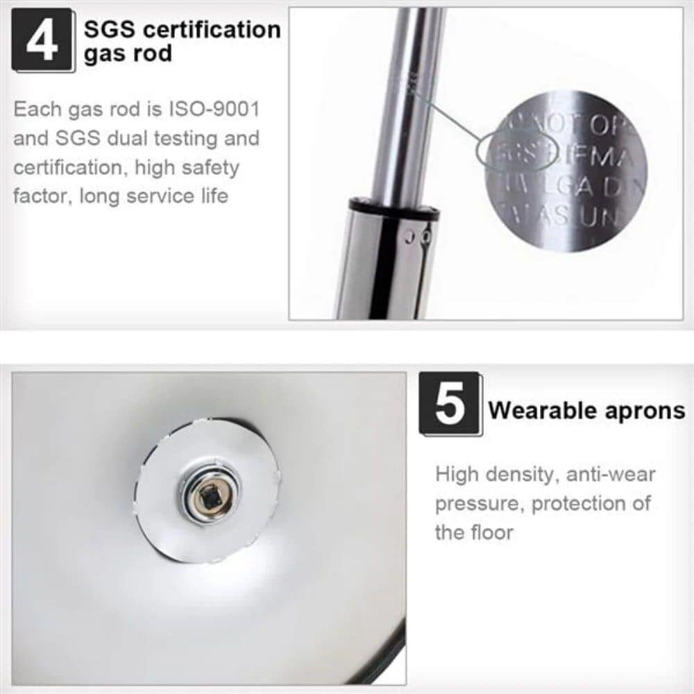 High-quality gas rod with SGS and ISO-9001 certification, ensuring safety, durability, and long service life for medical equipment and procedures.