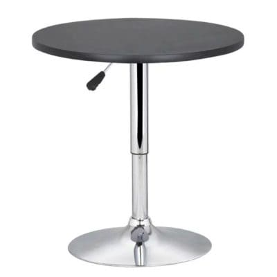 Comfortable adjustable medical stool with chrome finish and ergonomic design for clinics, laboratories, and healthcare settings. Perfect for medical professionals needing portable seating solutions.
