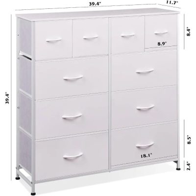 High-quality storage cabinet for office and home organization with multiple drawers and dimensions for efficient space utilization.