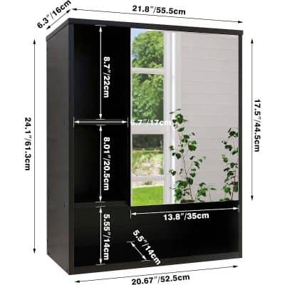 High-quality opt display cabinet for lenses and accessories. Sleek, modern design with ample space for organization. Perfect for optical stores, optometrists, and eyewear professionals.