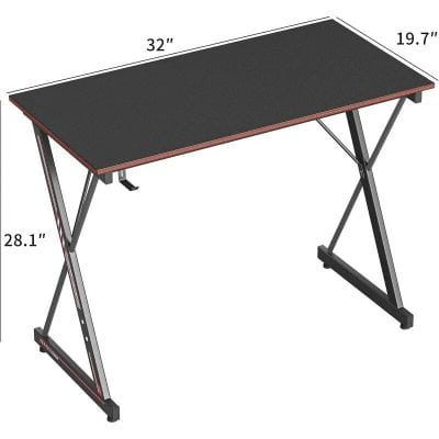 Adjustable ergonomic office desk for work from home or office with space-saving design. Durable construction, ideal for productivity, study, and professional environments. Modern style for a functional workspace.